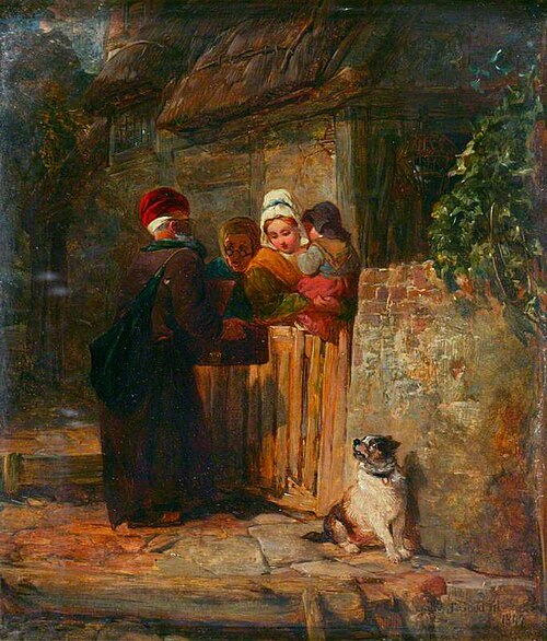 The Pedlar, 1849, Frederick Goodall