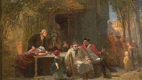 Conscription, 1851, Frederick Goodall
