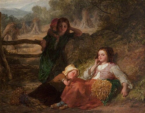 The Tired Gleaners, 1855, Frederick Goodall