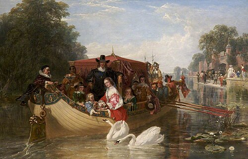 An Episode in the Happier Days of Charles I, 1853, Frederick Goodall