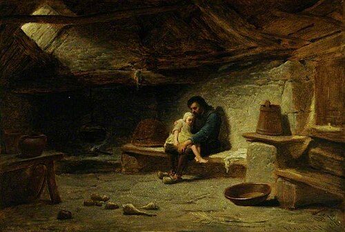 The Sick Child, 1856, Frederick Goodall