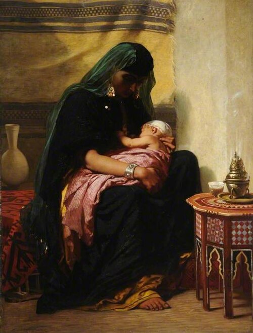 The First Born, 1861, Frederick Goodall