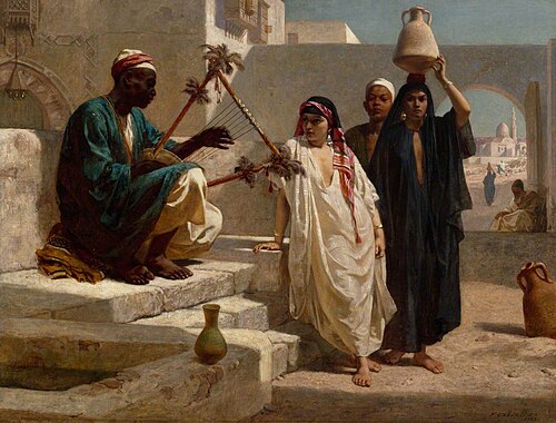 The Song of the Nubian Slave, 1863, Frederick Goodall
