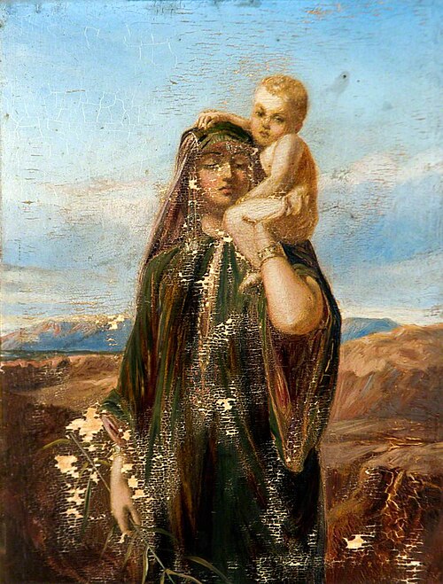 The Palm Offering, 1849, Frederick Goodall