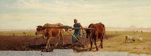 Agriculture in the Valley of the Nile, 1874, Frederick Goodall