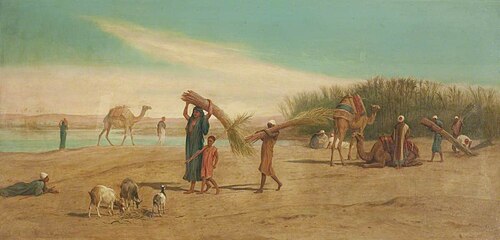 Scene on the Nile, 1879, Frederick Goodall