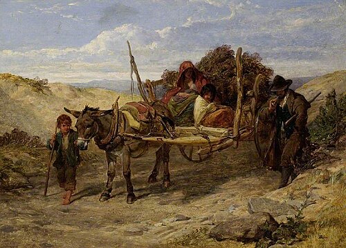 The Heathcart, 1850, Frederick Goodall