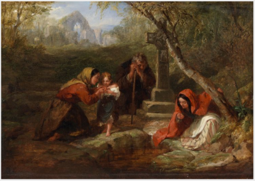 The Holy Well, 1843, Frederick Goodall