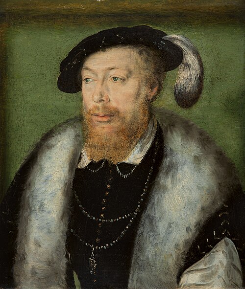 Portrait of Robert de la Marck, 4th Duke of Bouillon, 1550, Corneille de Lyon