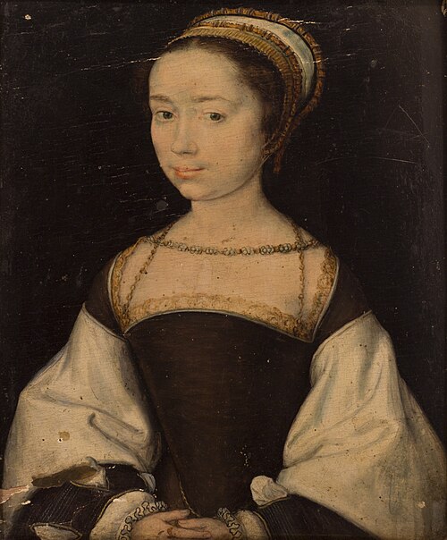 Portrait d'une jeune femme, 1536, Corneille de Lyon