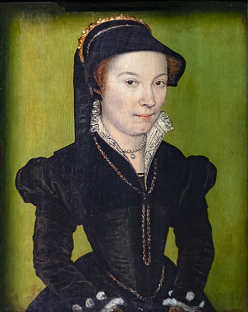 Portrait de dame, Janet Brandon, duchesse de Suffolk, , Corneille de Lyon