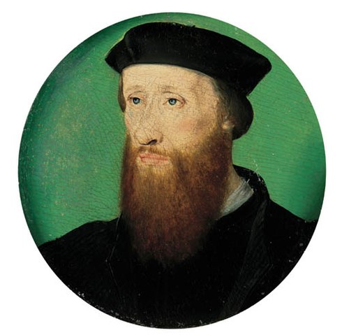 Portrait dit de Jean Calvin, , Corneille de Lyon