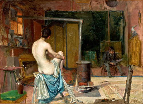 The Artist's Atelier, 1894, José Malhoa
