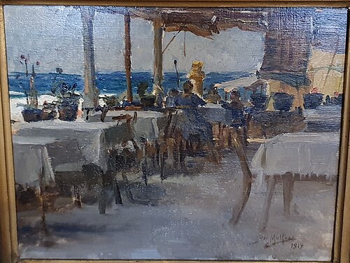 Praia das Maçãs (Estudo), 1919, José Malhoa