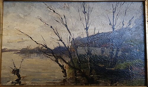 Inundação da Ribeira de Santarém, 2000, José Malhoa