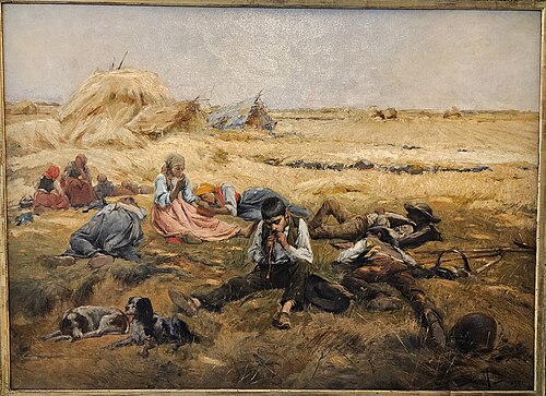 A Sesta dos Ceifeiros, 1895, José Malhoa
