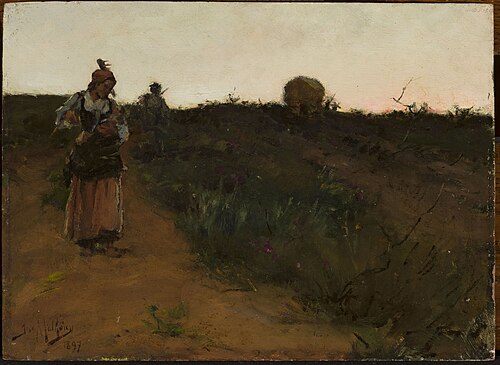 Le Retour des champs., 1897, José Malhoa