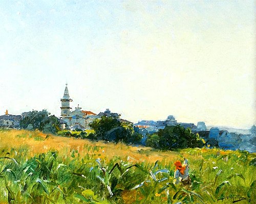 Church of Figueiró, 1911, José Malhoa