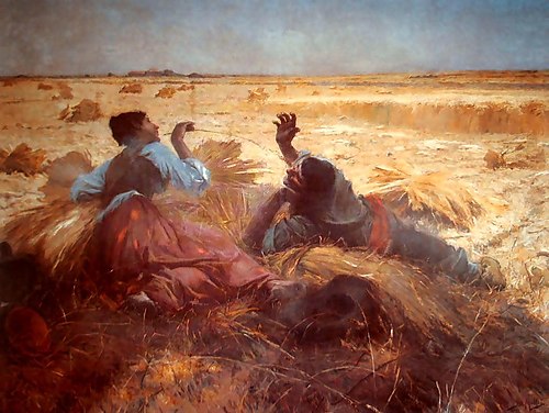Tickling, 1904, José Malhoa