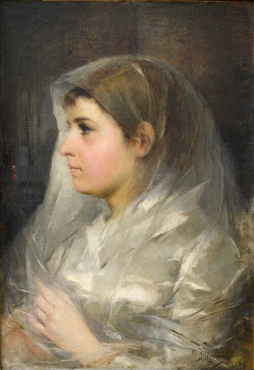 Young girl, 1933, José Malhoa