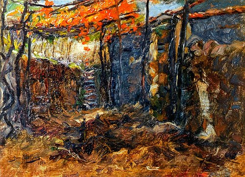 Patio of Figueiró, 1922, José Malhoa