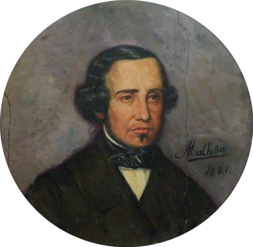 Portrait of Almeida Garrett, 1881, José Malhoa