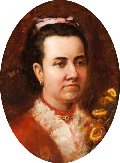 Portrait of Lady, 1890, José Malhoa