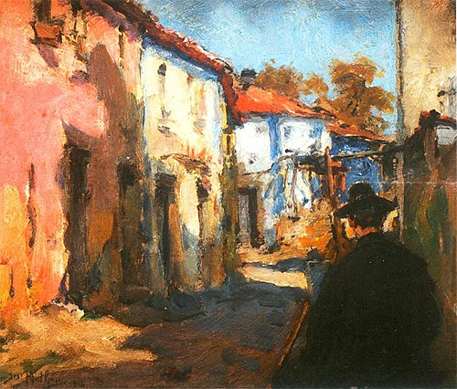 An alley in Figueiró, 1912, José Malhoa