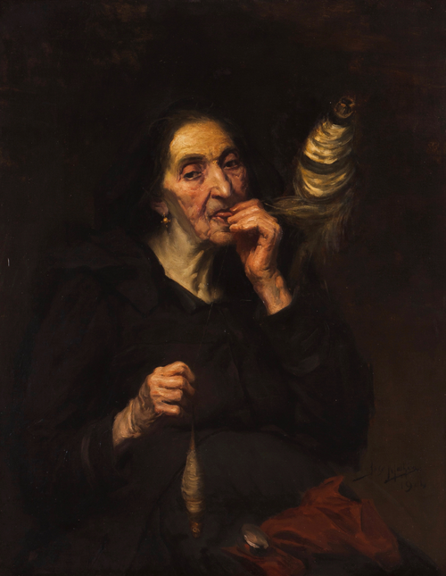 Old Spinner, 1904, José Malhoa
