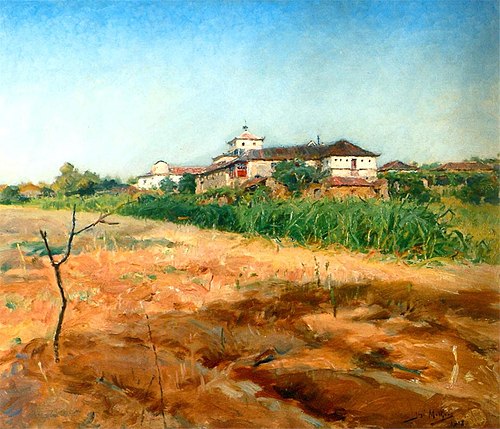 View of the Convento de Figueiró, 1908, José Malhoa