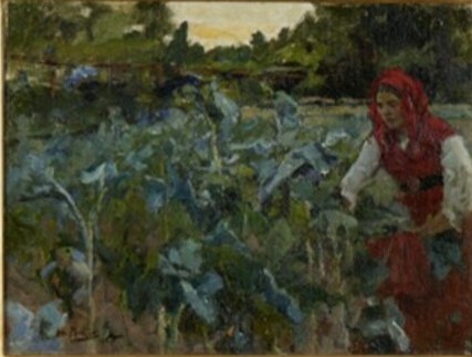 In the garden, 1924, José Malhoa