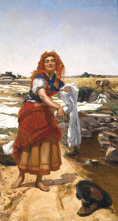 Clara, 1918, José Malhoa