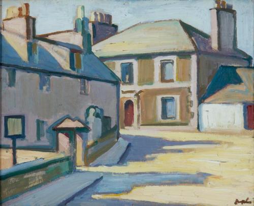Kirkcudbright, Street Corner, 1917, Samuel Peploe