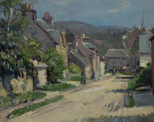Street in Comrie, 1902, Samuel Peploe
