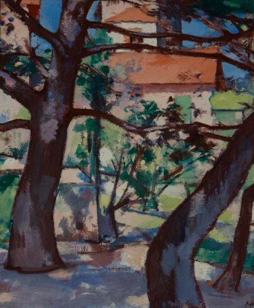 Landscape, Cassis, 1924, Samuel Peploe