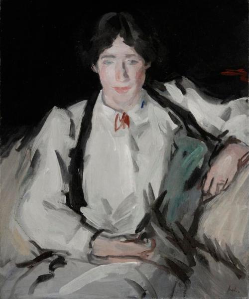 Portrait of Mrs Peploe, 1907, Samuel Peploe