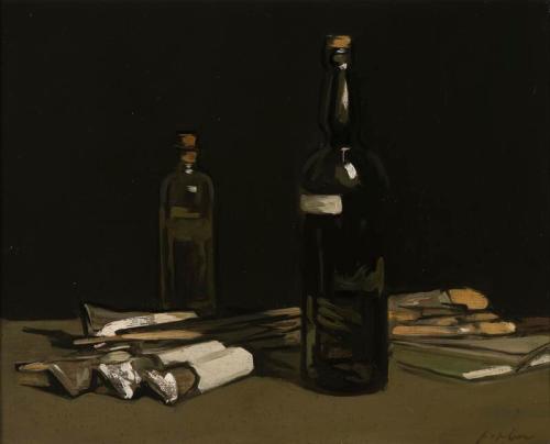 Still Life, Painter's Materials, 1900, Samuel Peploe
