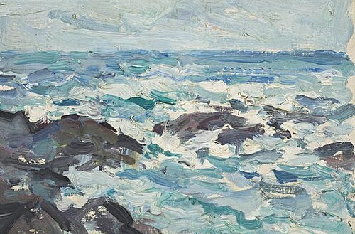 Rocks at Barra, 1903, Samuel Peploe