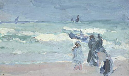On the French Coast, 1907, Samuel Peploe