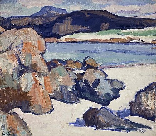 Iona Landscape: Rocks, 1926, Samuel Peploe