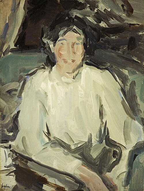 Portrait of the Artist's Wife, 1907, Samuel Peploe