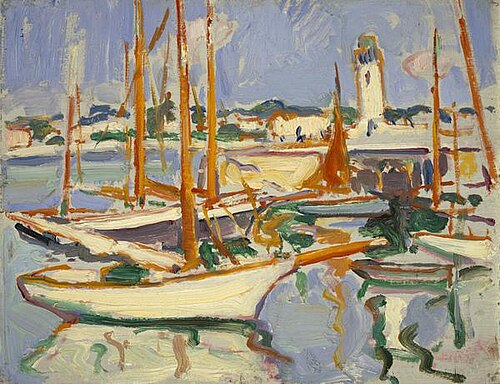 Boats at Royan, 1910, Samuel Peploe