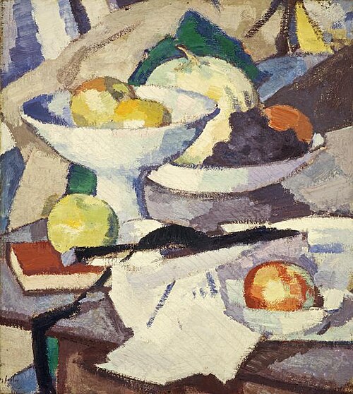 Still Life with Melon, 1920, Samuel Peploe