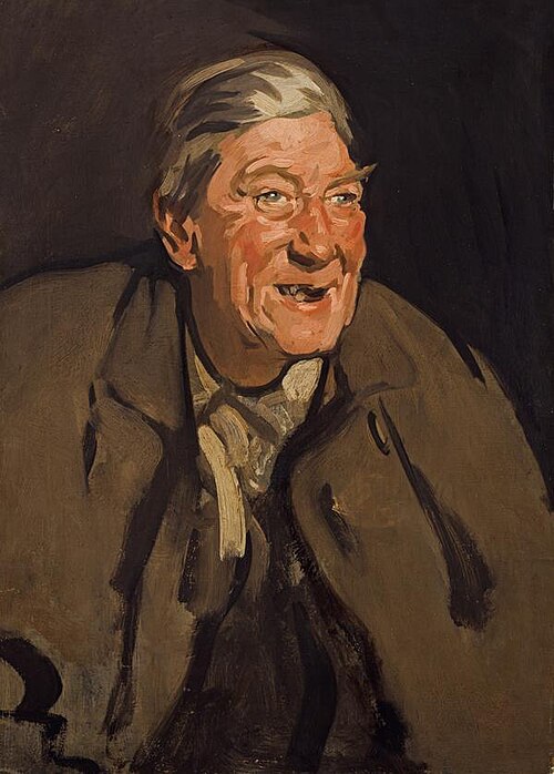 Man Laughing (Portrait of Tom Morris), 1902, Samuel Peploe