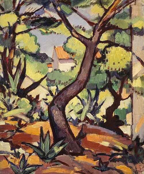Landscape at Cassis, 1924, Samuel Peploe