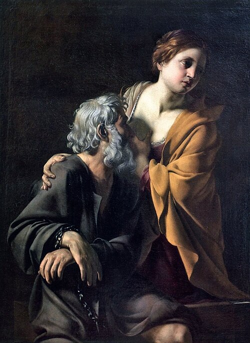 ローマの慈愛 (マンフレディ), , Bartolomeo Manfredi