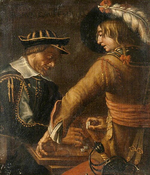 Soldiers Playing Trik-Trak, , Bartolomeo Manfredi