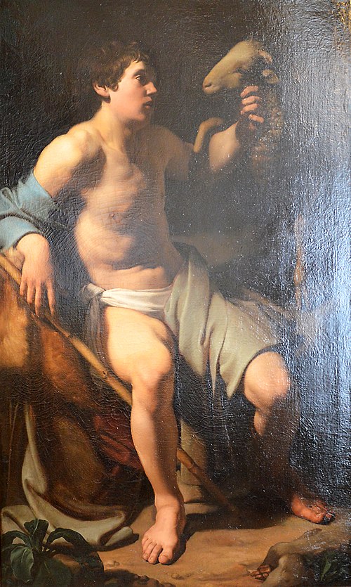 St. John the Baptist Holding a Sheep, 1601, Bartolomeo Manfredi