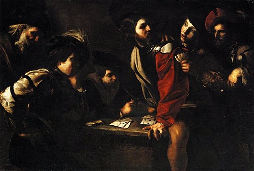 Soldiers playing Cards, 1615, Bartolomeo Manfredi