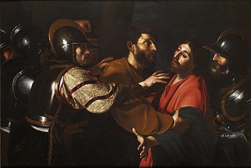 Arrest of Christ, 1615, Bartolomeo Manfredi